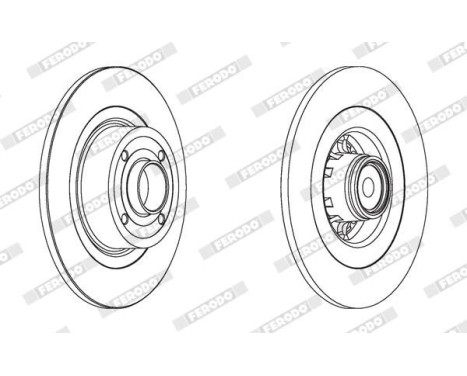 Brake Disc PREMIER DDF1570-1 Ferodo, Image 2