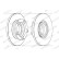 Brake Disc PREMIER DDF1573-1 Ferodo, Thumbnail 2