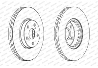 Brake Disc PREMIER DDF1575C Ferodo