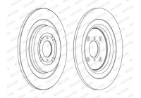 Brake Disc PREMIER DDF1588C Ferodo