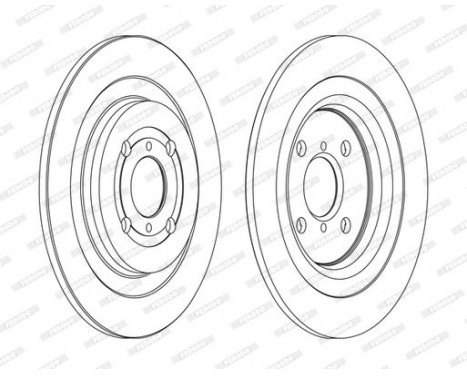 Brake Disc PREMIER DDF1588C Ferodo