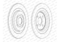 Brake Disc PREMIER DDF1588C Ferodo