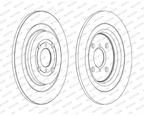 Brake Disc PREMIER DDF1588C Ferodo