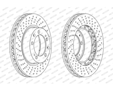 Brake Disc PREMIER DDF1592LC-1 Ferodo, Image 2