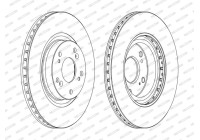 Brake Disc PREMIER DDF1596C Ferodo
