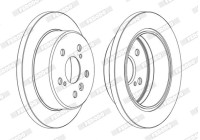 Brake Disc PREMIER DDF1598C Ferodo