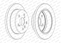 Brake Disc PREMIER DDF1598C Ferodo