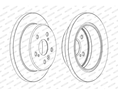 Brake Disc PREMIER DDF1598C Ferodo