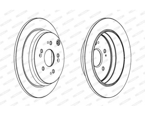 Brake Disc PREMIER DDF1608C Ferodo