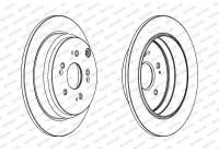 Brake Disc PREMIER DDF1608C Ferodo