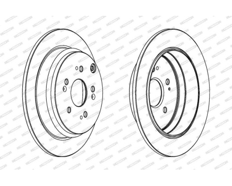 Brake Disc PREMIER DDF1608C Ferodo