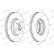 Brake Disc PREMIER DDF1634C-1 Ferodo, Thumbnail 2