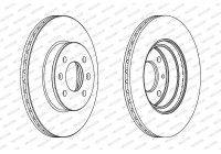 Brake Disc PREMIER DDF1636C Ferodo
