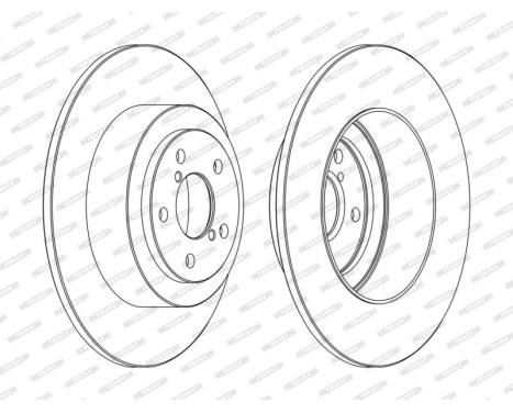 Brake Disc PREMIER DDF1647C Ferodo