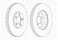 Brake Disc PREMIER DDF1648C Ferodo