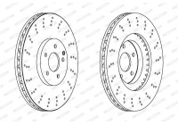 Brake Disc PREMIER DDF1650C-1 Ferodo