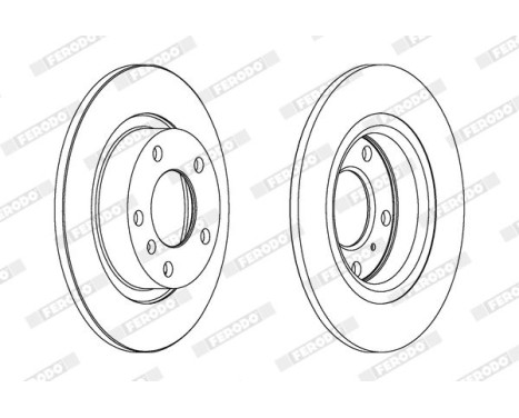 Brake Disc PREMIER DDF1651C Ferodo