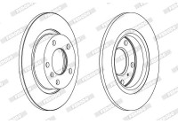 Brake Disc PREMIER DDF1651C Ferodo