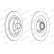 Brake Disc PREMIER DDF1654-1 Ferodo, Thumbnail 2
