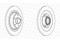 Brake Disc PREMIER DDF1655-1 Ferodo