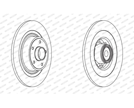 Brake Disc PREMIER DDF1655-1 Ferodo