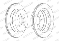 Brake Disc PREMIER DDF1660C Ferodo