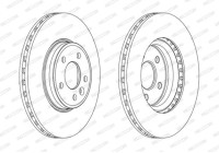 Brake Disc PREMIER DDF1663C Ferodo