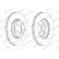 Brake Disc PREMIER DDF1663C Ferodo, Thumbnail 2