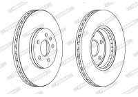 Brake Disc PREMIER DDF1664C Ferodo