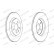 Brake Disc PREMIER DDF1666C Ferodo, Thumbnail 2