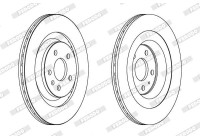 Brake Disc PREMIER DDF1667C Ferodo