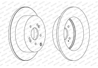 Brake Disc PREMIER DDF1671C Ferodo
