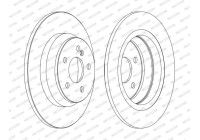 Brake Disc PREMIER DDF1675C Ferodo