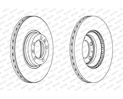 Brake Disc PREMIER DDF168 Ferodo, Image 2