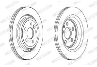 Brake Disc PREMIER DDF1681C Ferodo