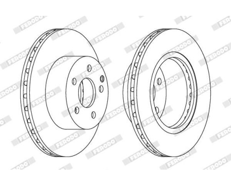 Brake Disc PREMIER DDF1688 Ferodo, Image 2