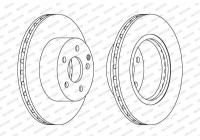 Brake Disc PREMIER DDF1688 Ferodo