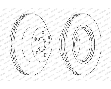 Brake Disc PREMIER DDF1688 Ferodo