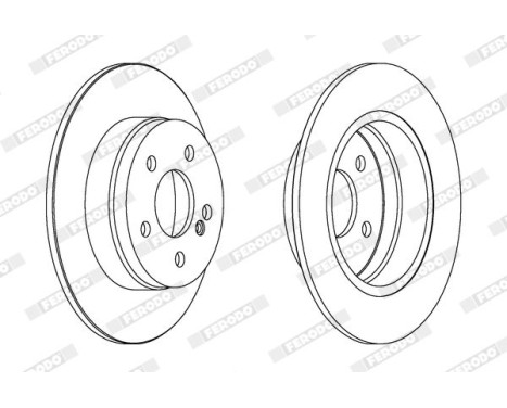 Brake Disc PREMIER DDF1689C Ferodo