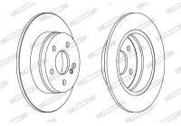 Brake Disc PREMIER DDF1689C Ferodo