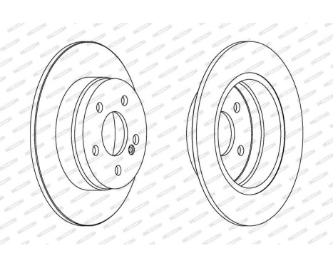 Brake Disc PREMIER DDF1689C Ferodo