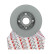 Brake Disc PREMIER DDF1696C-1 Ferodo, Thumbnail 3