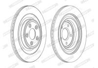Brake Disc PREMIER DDF1703C Ferodo