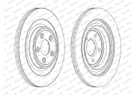 Brake Disc PREMIER DDF1703C Ferodo