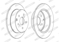 Brake Disc PREMIER DDF1704C Ferodo
