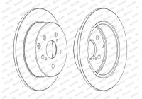 Brake Disc PREMIER DDF1704C Ferodo