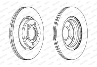 Brake Disc PREMIER DDF1708 Ferodo