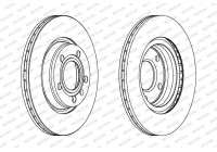 Brake Disc PREMIER DDF1708 Ferodo