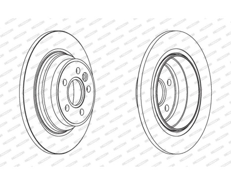 Brake Disc PREMIER DDF1719 Ferodo, Image 2