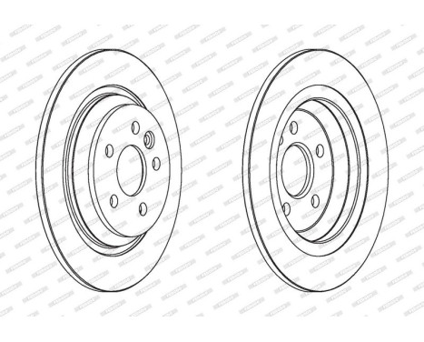 Brake Disc PREMIER DDF1720C Ferodo, Image 2